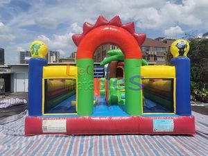 Château de trampoline Super Wings prix direct d'usine avec toboggan lit rebondissant familial pour enfants publicité fête en plein air - Product Image 6