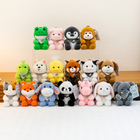 Boneka Hewan Lucu 14cm Super Lembut, Gantungan Ransel, Mainan Penenang, Hadiah Ulang Tahun, Hadiah Pasangan, Hadiah Festival, Isi Kapas PP