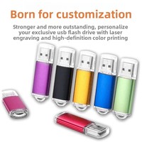 Nouvelle clé USB 2.0 USB3.0 4 Go 8 Go 16 Go 32 Go 64 Go 128 Go, porte-clés en métal, clé USB, cadeau d'entreprise, logo imprimé