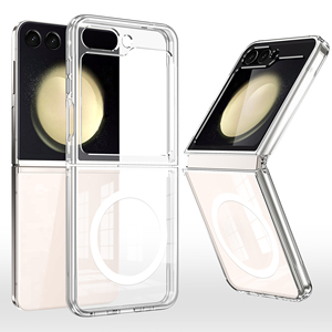 2025 transparente claro duro moda teléfono cubierta para <span class=keywords><strong>Z</strong></span> <span class=keywords><strong>Flip</strong></span> 7 nueva funda magnética a prueba de golpes <span class=keywords><strong>Z</strong></span> <span class=keywords><strong>4</strong></span> 5 6 7 Funda - Product Image 1