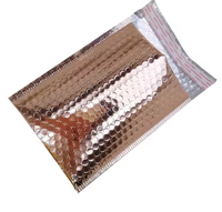 Enveloppe à bulles LH avec logo, sac postal à bulles en feuille métallique, enveloppe à bulles rembourrée avec des couleurs glamour
