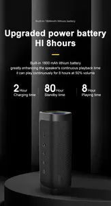 2024 produk baru speaker gigi biru nirkabel tahan air GRB pengeras suara Bluetooth musik lampu led hifi bebas genggam panggilan speaker gigi biru
