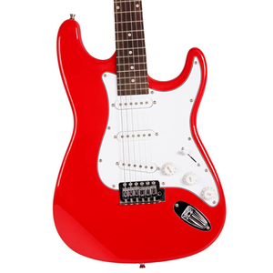 <span class=keywords><strong>guitarras</strong></span> <span class=keywords><strong>electroacusticas</strong></span> profesional instrumento Musical de color rojo straocaster lucky star, venta al por mayor - Product Image 2