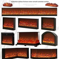 Cheminée électrique moderne avec télécommande, insert de cheminée électrique, poêle décoratif chauffant pour salon, villa