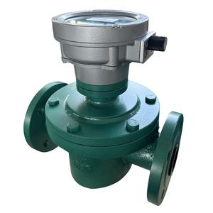 Medidor de Flujo de Engranajes Ovalados de Acero Inoxidable de Alta Precisión (0.5%), Conexión de Brida, Salida de Señal RS485/4-20mA, para Agua y Aceite Pesado - Product Image 2