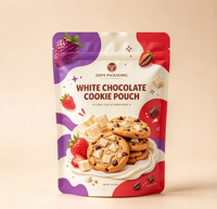 Sachet Doypack Personnalisé Imprimé avec Fermeture Éclair, Recyclable, Qualité Alimentaire, en Matériaux BOPP/VMPET/PE