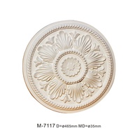Médaillon de plafond en polyuréthane durable, écologique et imperméable Gemei M-7197 pour la décoration du salon, fabrication en usine, ODM/OEM