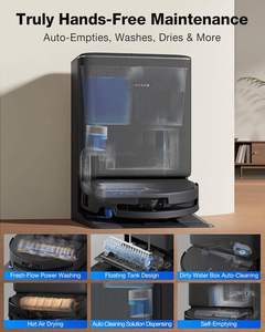 สำหรับหุ่นยนต์ดูดฝุ่นและถูพื้น ECOVACS DEEBOT T90 PRO แรงดูด 30,000Pa พร้อมระบบทำความสะอาดตัวเองทันทีด้วย OZMO Roller Mop - Product Image 3