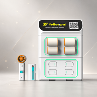 Kiosco de Alquiler de Ventiladores y Baterías Portátiles 2 en 1, Estación de Carga Autoservicio, Máquina Expendedora para Centros Comerciales y Aeropuertos