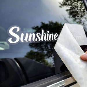 ملصق نافذة السيارة المقاوم للأشعة تحت البنفسجية ، ملصقات مخصصة بشعار مقطوع ، ملصقات سيارة فينيل مصد مقاوم للماء - Product Image 2