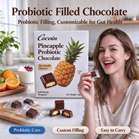 Bouchées de chocolat probiotiques aux ingrédients naturels et formule personnalisée pour enfants et adultes