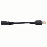 5,5 x 2,5 mm Gleichstrom-Steckdose auf quadratischen Stecker, Adapter, Konverter für Lenovo Thinkpad