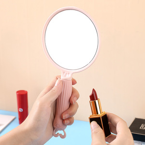 Phim hoạt hình nhân vật xách tay HD Vanity gương sinh viên trang điểm ngoài trời cầm tay với ánh sáng nhỏ gương ký túc xá với nhựa kết thúc - Product Image 2