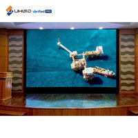 Écran LED intérieur UHLED, panneau vidéo micro LED, mur vidéo P1.25mm P1.56mm, écran LED COB intérieur pour centre de contrôle intérieur