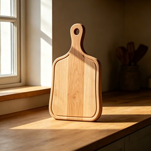 <span class=keywords><strong>Planche</strong></span> à découper en bambou/bois dur avec canal profond pour les jus, suspendable, pour cuisine, boucherie, restaurant et service alimentaire - Product Image 1