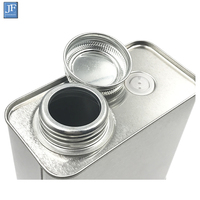 Boîte métallique à couvercle vissé, conteneur d'emballage en fer blanc pour poudre, boîtes à café en fer blanc avec valve hermétique, boîtes à café vides