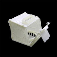 Cage à oiseaux Maison à oiseaux Cage à perroquet Blanc Nid d'oiseau en plastique de haute qualité