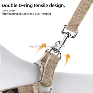 Conjunto de Arnés y Correa para Perro VaryWell, Diseño de Lujo, Transpirable para Verano, para Perros Pequeños, Medianos y Grandes, Regalo para Mascotas en San Valentín - Product Image 5