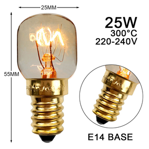 15W25W haute température <span class=keywords><strong>300</strong></span> degrés <span class=keywords><strong>four</strong></span> micro-ondes fumé <span class=keywords><strong>ampoule</strong></span> cristal de sel - Product Image 6