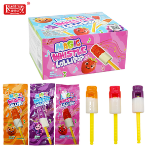 Sucette magique multicolores aux saveurs de fruits mélangés, bonbons durs sucrés, emballage créatif en boîte - Product Image 1