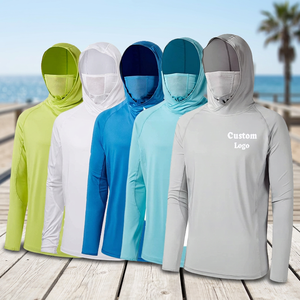 Sudadera con Capucha UPF 50 para Pesca, Protección UV, Ligera, Transpirable, Unisex, Protección Solar, Poliéster/Nailon, Secado Rápido - Product Image 4