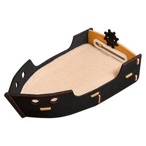 Griffoir pour chat au design moderne avec surface en sisal, griffoir élégant de style <span class=keywords><strong>pirate</strong></span> pour la maison - Product Image 6