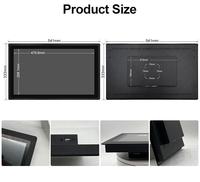 Monitor Industrial de 21.5 Pulgadas con Pantalla Táctil Capacitiva de Marco Abierto, Alta Luminosidad, Resistente al Agua IP65, para Kioscos Exteriores y HMI