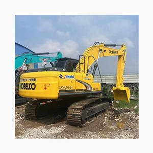 Excavatrice hydraulique sur chenilles d'occasion de 20 tonnes Kobelco SK200 avec peu d'heures de fonctionnement - Product Image 5