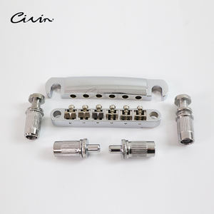 OEM 좋은 품질 저렴한 현악기 액세서리 기타 부품 아연 합금 실버 블랙 LP 전기 트레몰로 기타 다리 - Product Image 1