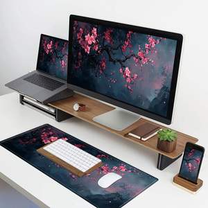 FX Japanese Cherry Blossom Aesthetic Fashion Computer Gaming <b>Mouse</b> Pad, Player <b>Mat</b>, Laptop Office Carpet XXL - Product Image 3