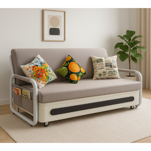 Lit pliant avec tiroir de rangement, vente directe usine, mobilier intelligent pour la maison, design gain de place, lit pliable - Product Image 1