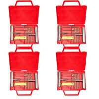 Kit d'outils de réparation de pneus tubeless durable, résistant aux hautes températures, multi-tailles, pour sceller, réparer, outil, kit, bande, aiguilles