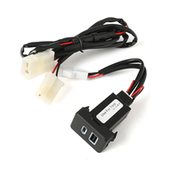 Chargeur de voiture à double port USB + Type-C avantageux, adapté à la charge rapide USB de mise à niveau sans perte Isuzu
