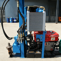Livraison gratuite Deep Farm Borewell Drill 300m forage puits d'eau plates-formes de forage Machines équipement pour puits d'eau