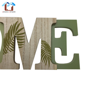 Venta caliente ampliamente utilizando lindo arte casa colgando <span class=keywords><strong>de</strong></span> la pared <span class=keywords><strong>de</strong></span> color personalizado letras <span class=keywords><strong>de</strong></span> madera - Product Image 3
