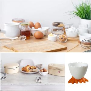 <b>Easter</b> Custom Logo Eco-Friendly PP Plain White Poached Egg <b>Cup</b> Holder - Product Image 6