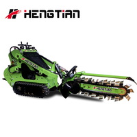23 PS chinesischer Benzin gummi ketten kriecher Power Barrow Mini Dumper