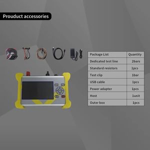 Medidor de Resistencia de Contacto de Interruptor de Circuito Portátil, Equipo de Prueba de Resistencia de Impedancia de Bucle de Alta Precisión, Probador de Interruptor de Fuga - Product Image 6