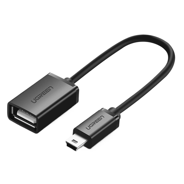 UGREEN Mini USB OTG Cable USB a Female to Mini USB B Male Adapter Cable for Car MP3 MP4