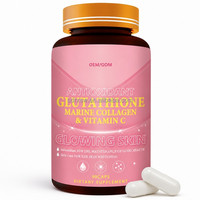 Capsules de L-Glutathion 1000mg, 100% blanchiment de la peau, collagène, vitamine C, comprimés de collagène