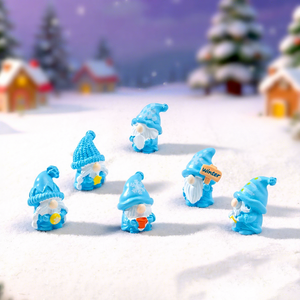 Mini-winterdwergfiguur, schattig micro-landschapsornament, doe-het-zelf decoratie-accessoires voor bureau en auto - Product Image 1