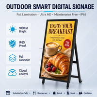 Pantalla Publicitaria para Exteriores de 1800nit IP65, Señalización Digital con Marco, Laminación Completa, Pantalla de Alto Brillo para Promoción Comercial