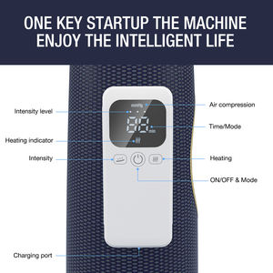 Venta al por mayor Terapia de pulso electrónico Masajeador de piernas Botas de compresión de aire Masajeador para pies Dispositivo masajeador de piernas Premium - Product Image 3