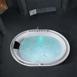 Spas de luxe modernes ovales en plein air, <span class=keywords><strong>spa</strong></span> pour 1 personne, écologique, 60 jets de massage, vente en gros du fabricant pour les hôtels et les villas - Product Image 1