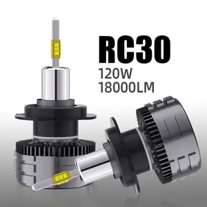 RC30 lightsH1 LED 120W สำหรับรถยนต์ H11 9012 LED