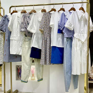 Mix Korean Bulk Ladies Second Hand <b>Long</b> Dresses Women Bales Used Clothes From Uk - Product Image 2