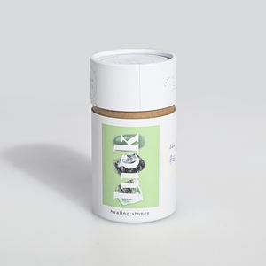 Boîte Cadeau Caja Redonda de petit cylindre personnalisé de luxe en carton bougie parfum tube rond - Product Image 4