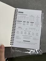 Cuaderno Espiral A5 para Recetas, Diario de Cocina, Agenda, Regalo, con Cubierta de Papel, Logotipo Personalizado, 52 Hojas, Gran Venta