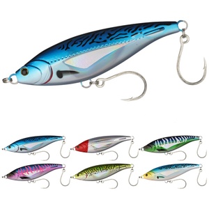 Señuelo de Pesca Tipo Lápiz de 15cm y 85g, 6 Colores, Hundimiento Lento, con Anzuelos Resistentes, para Pesca en Alta Mar, Lanzamiento Largo, para Atún y <span class=keywords><strong>Pez</strong></span> <span class=keywords><strong>Rey</strong></span>, <span class=keywords><strong>Precio</strong></span> de Fábrica - Product Image 1
