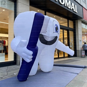 Personaje Dental Inflable Gigante con Logotipo Personalizado, Dientes Inflables para Promoción de Clínicas/Campañas de Salud Bucal/Educación/Venta Minorista - Product Image 3